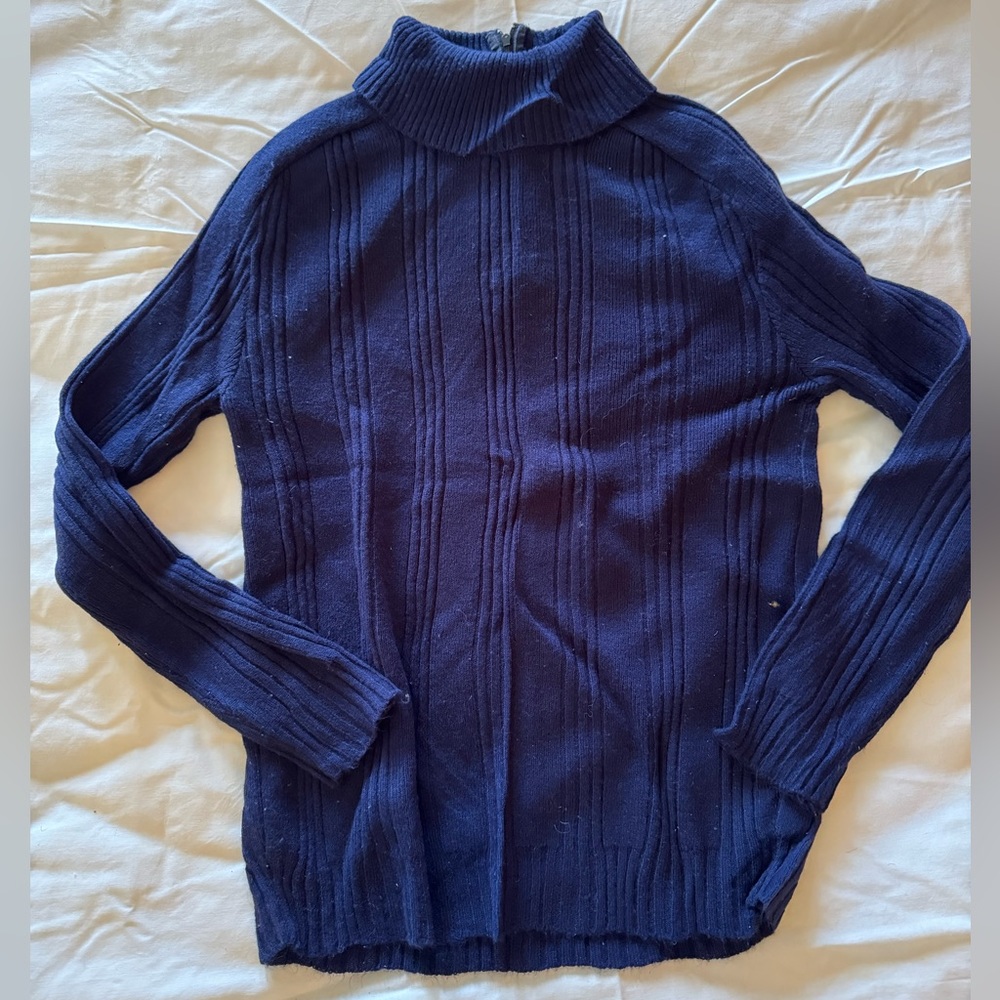 Navy Turtleneck